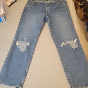 Abercrombie and Fitch High Rise 90s straight leg jeans Size 35